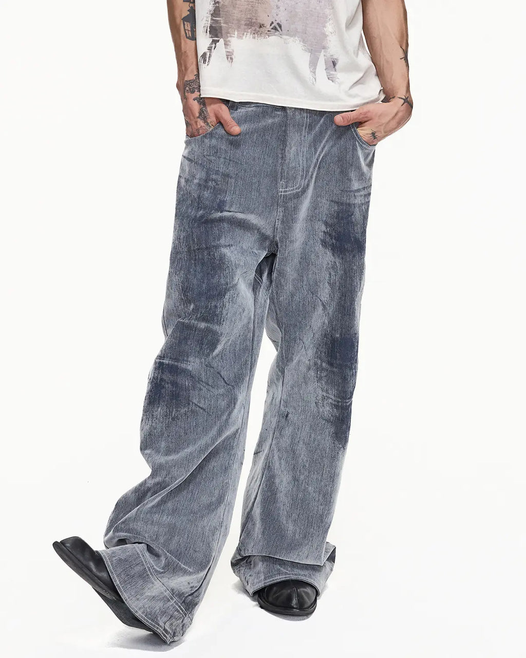 EMO Wash Curved Fit Velvet Jeans