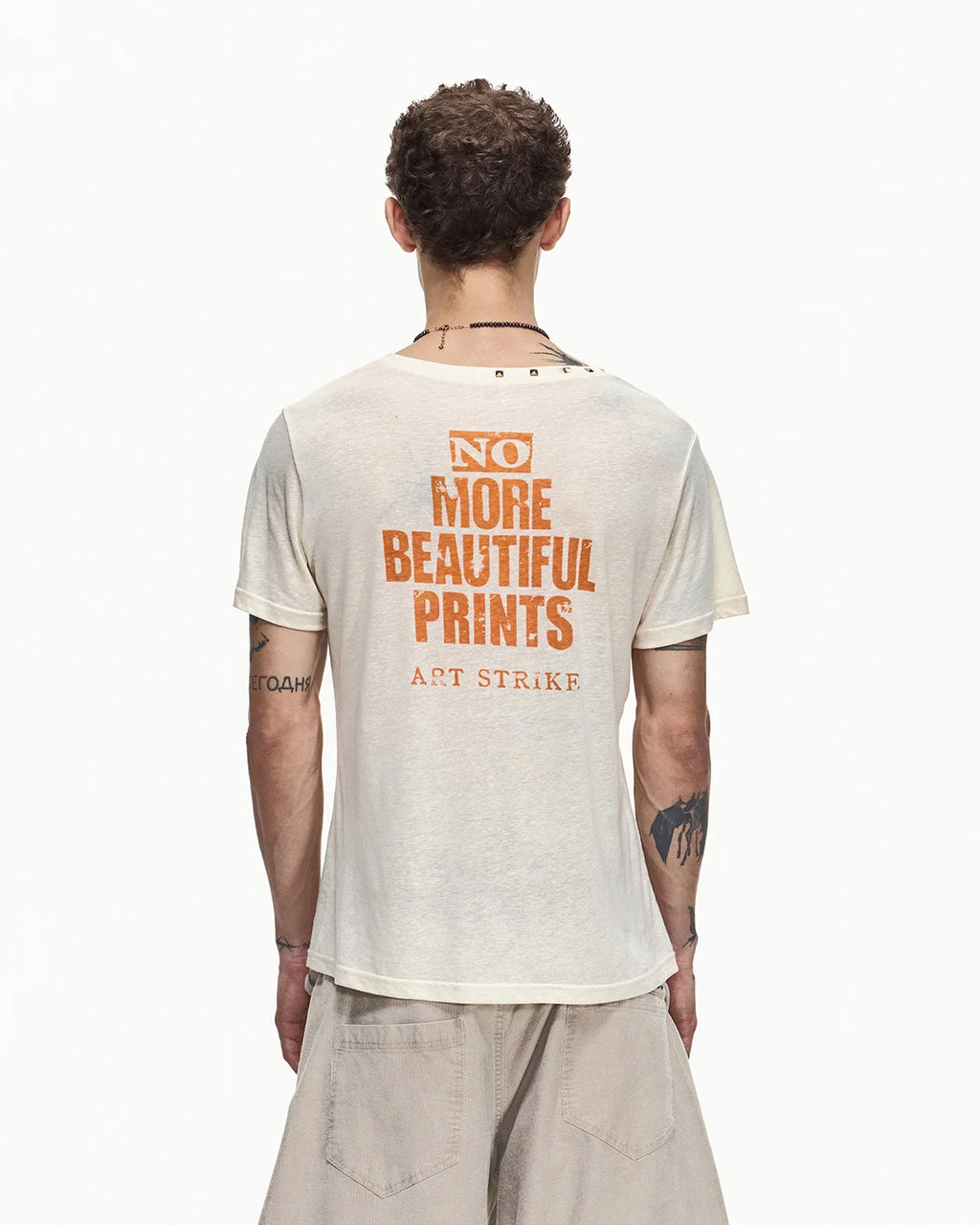 EMO Techno Wash Fitted V-Neck Tee