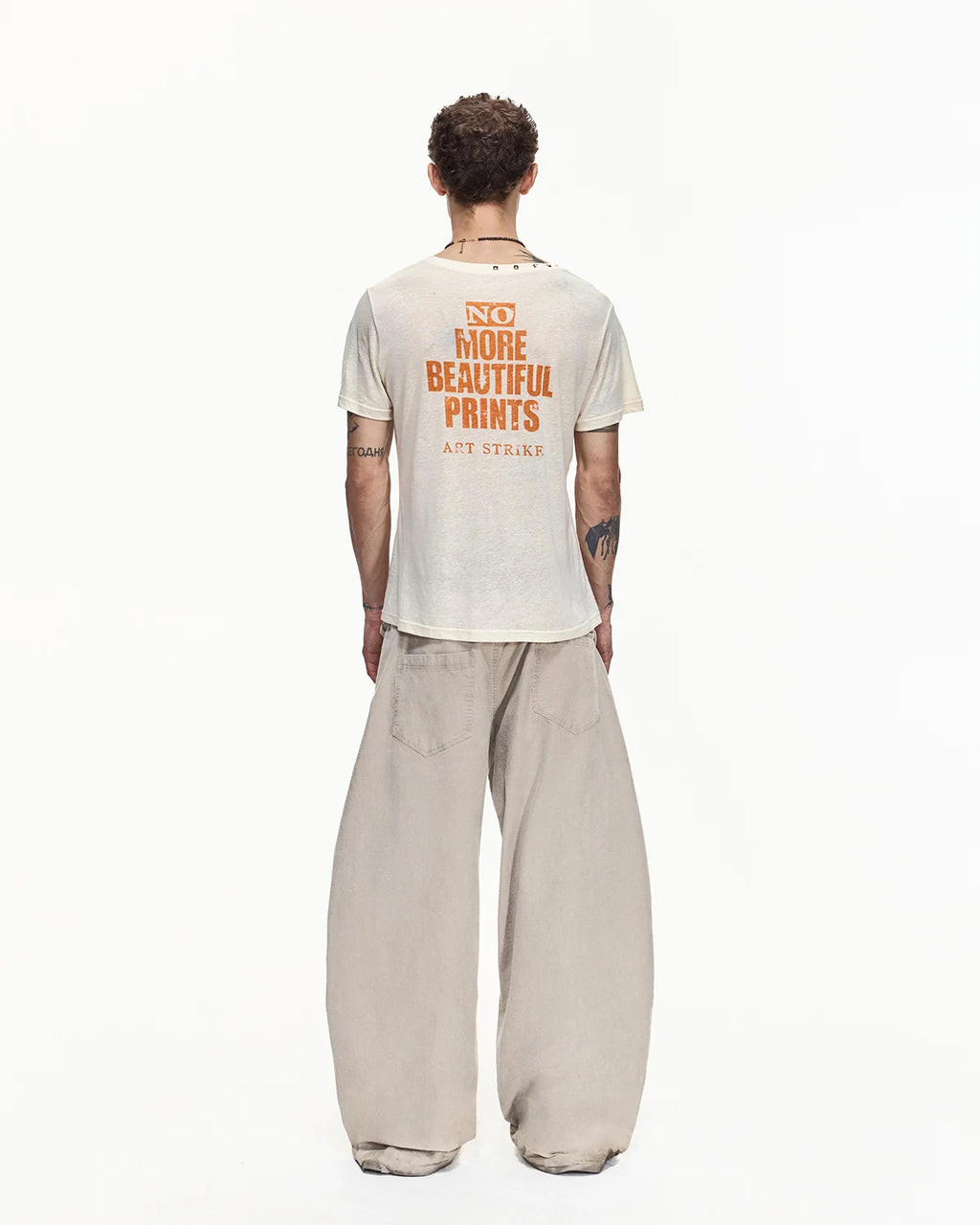 EMO Techno Wash Fitted V-Neck Tee