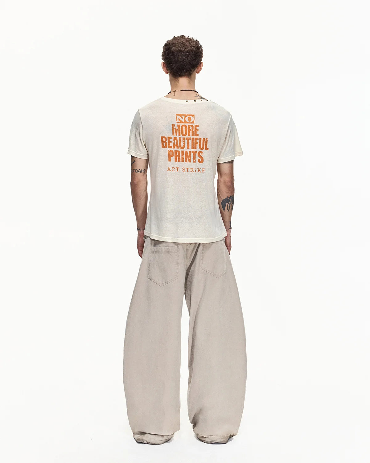 EMO Techno Wash Fitted V-Neck Tee