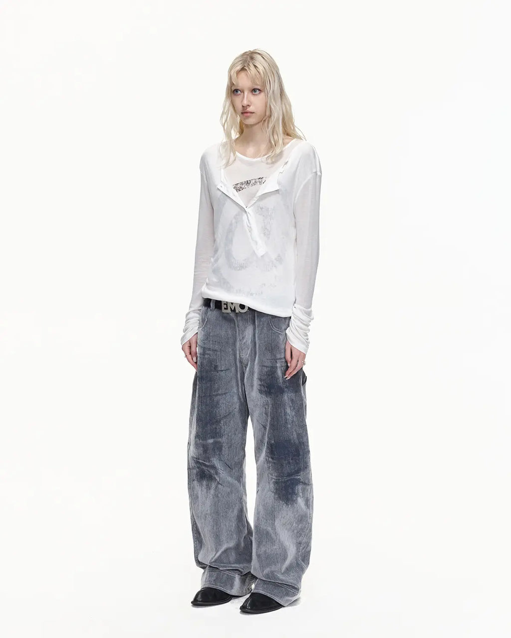 EMO "Digital Stigma" Layered Tencel Tee