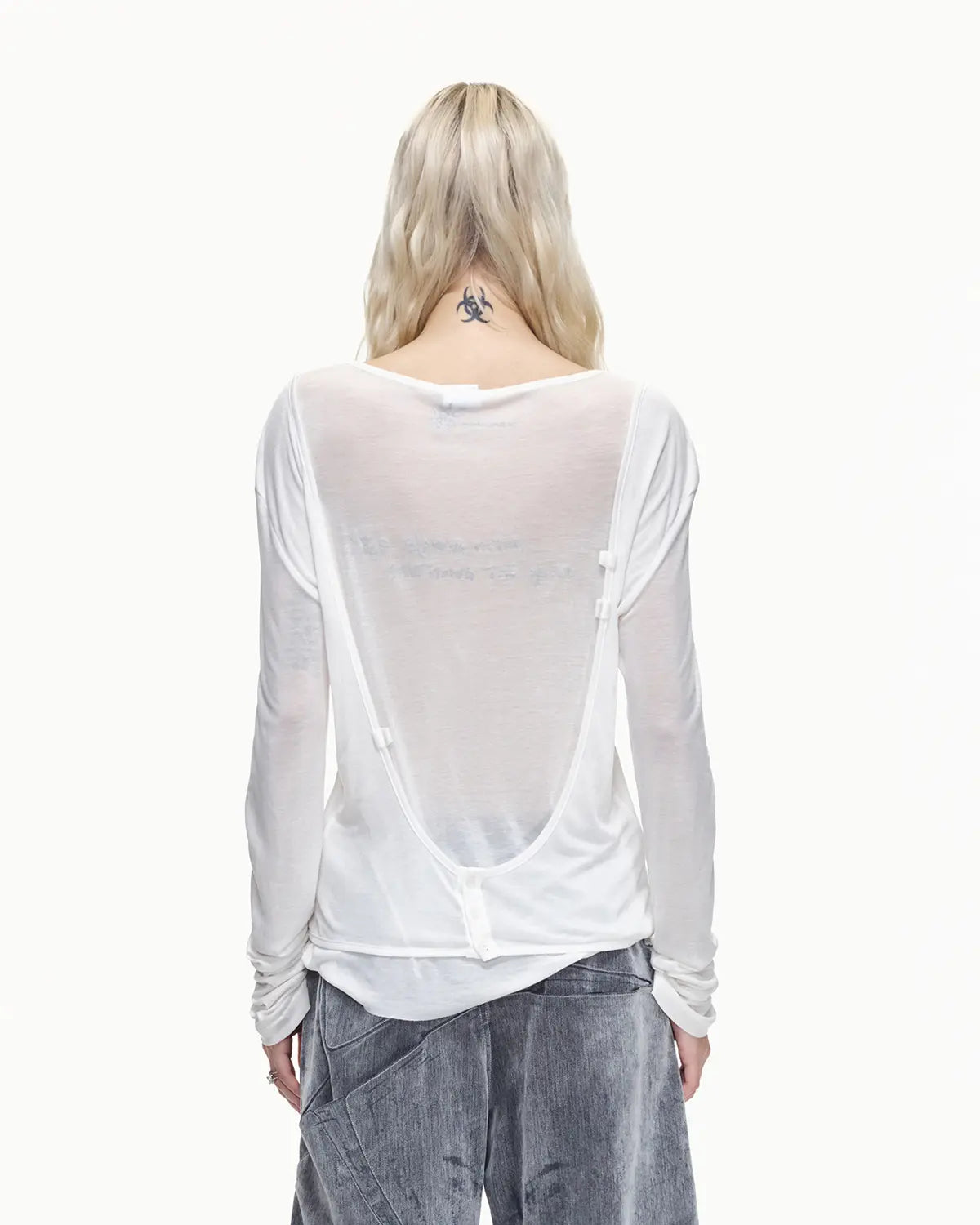 EMO "Digital Stigma" Layered Tencel Tee