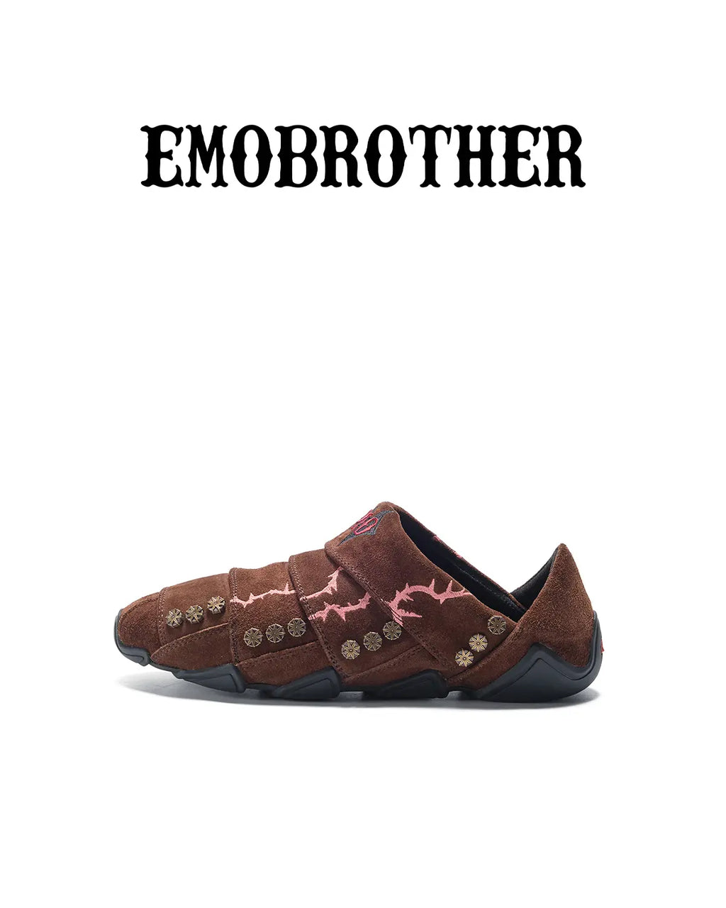 EMO Layered Suede Embroidered Sneaker