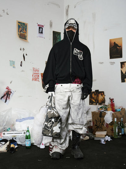 Reversible Dyed Zip-Up Hoodie