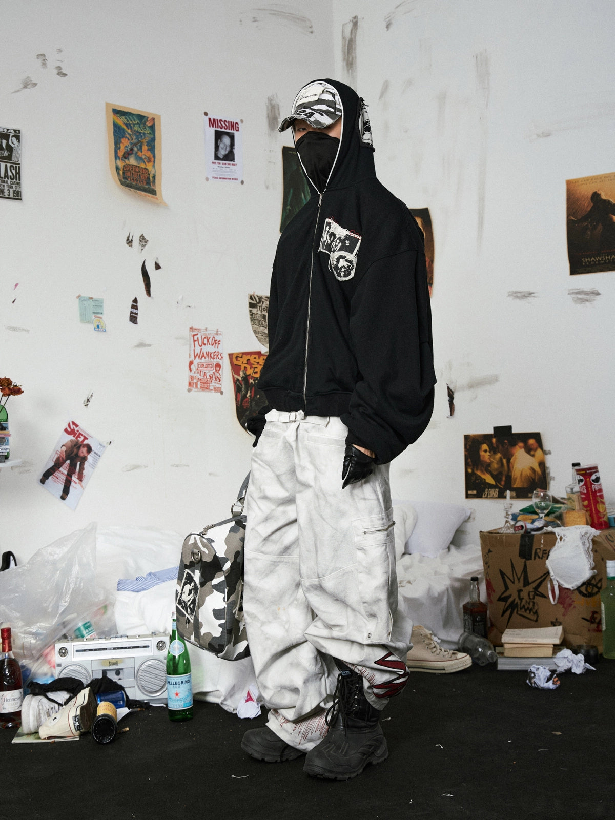 Reversible Dyed Zip-Up Hoodie