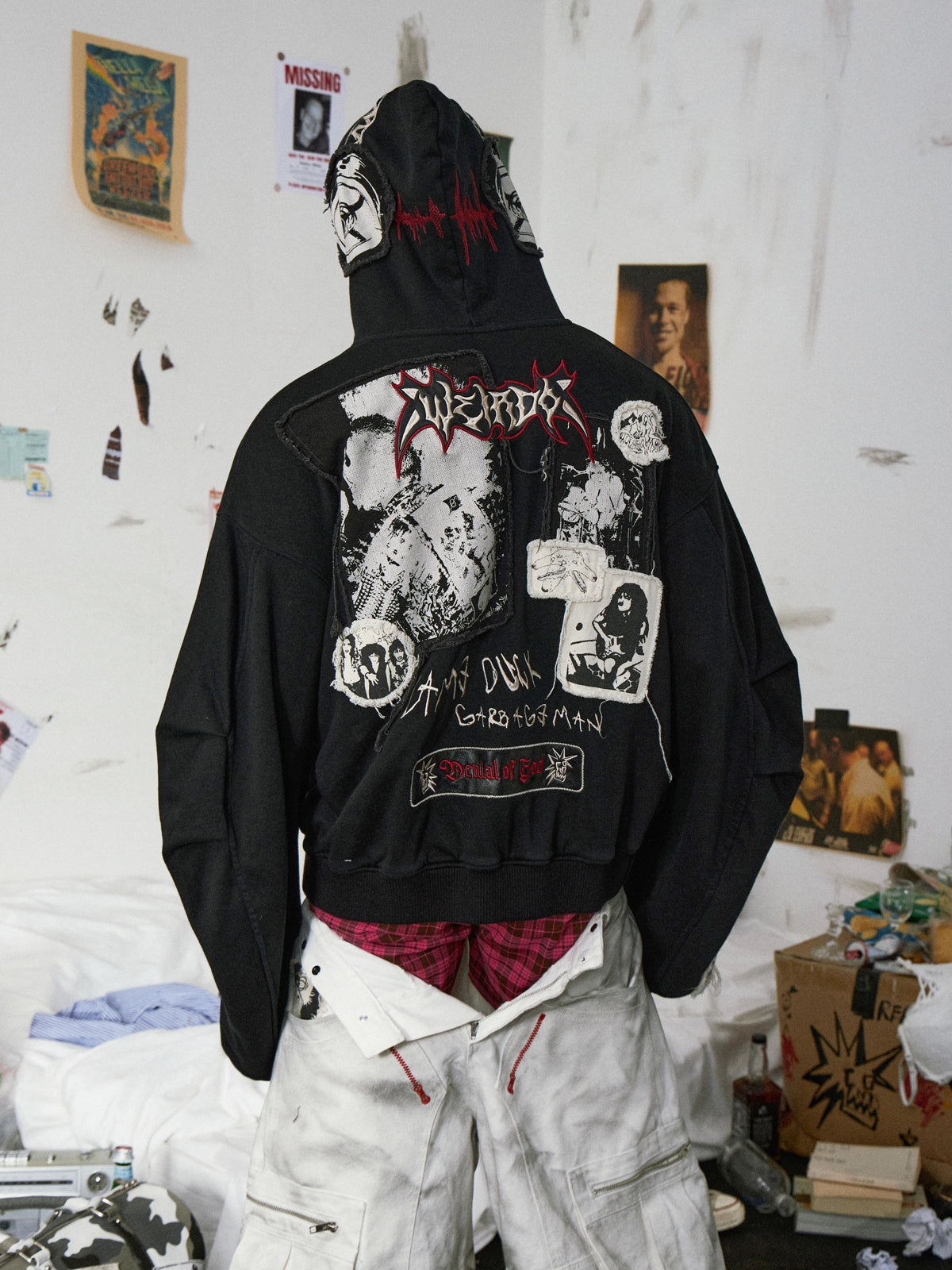 Reversible Dyed Zip-Up Hoodie