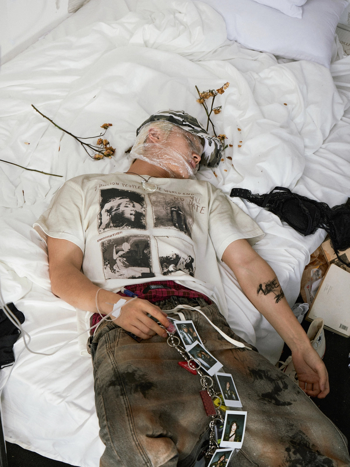 Patch Printed Loose T-Shirt