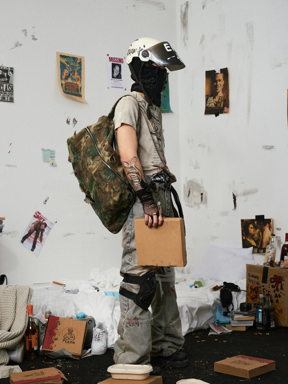 Distressed Dyed Regular T-shirt