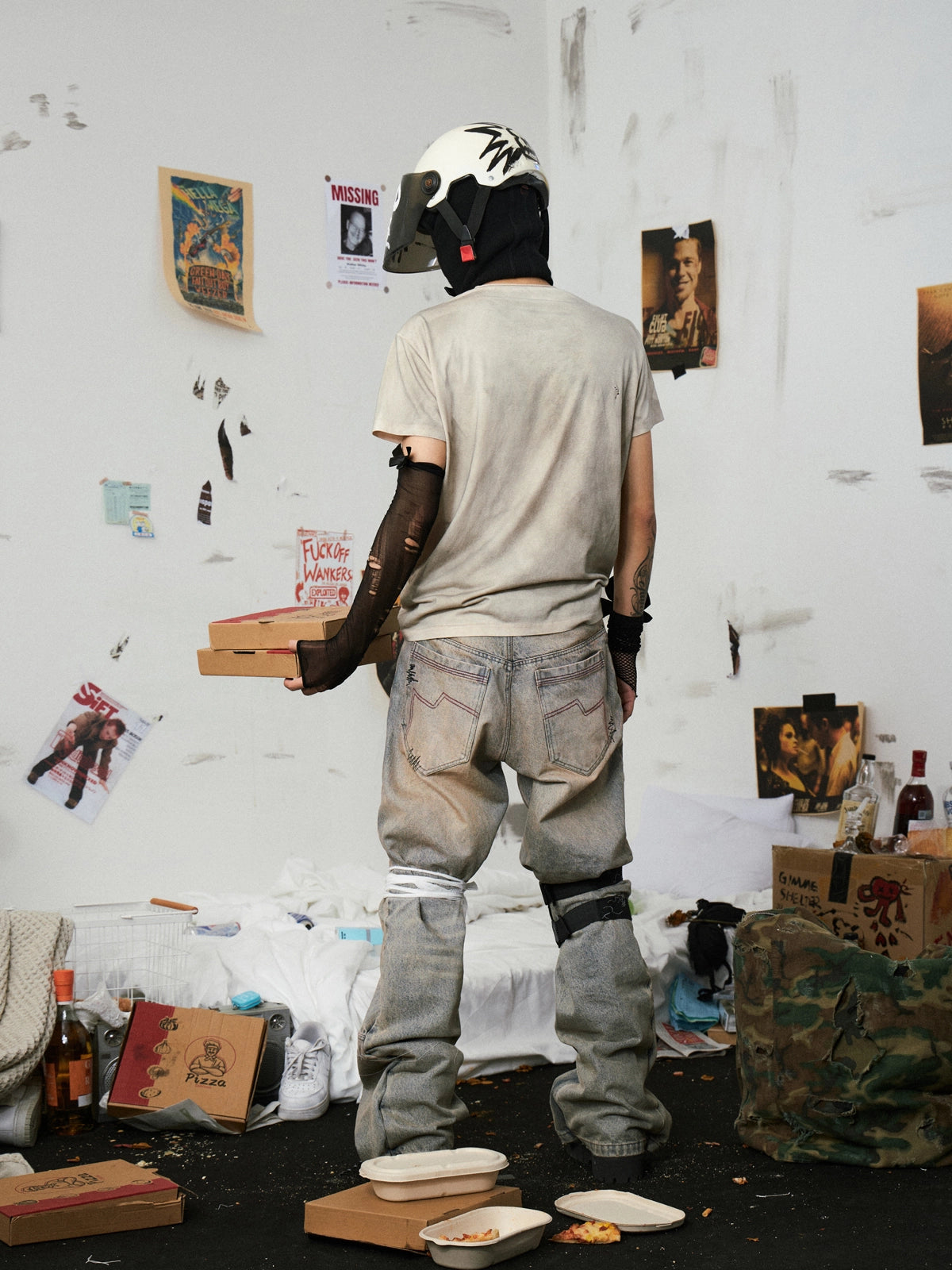 Distressed Dyed Regular T-shirt