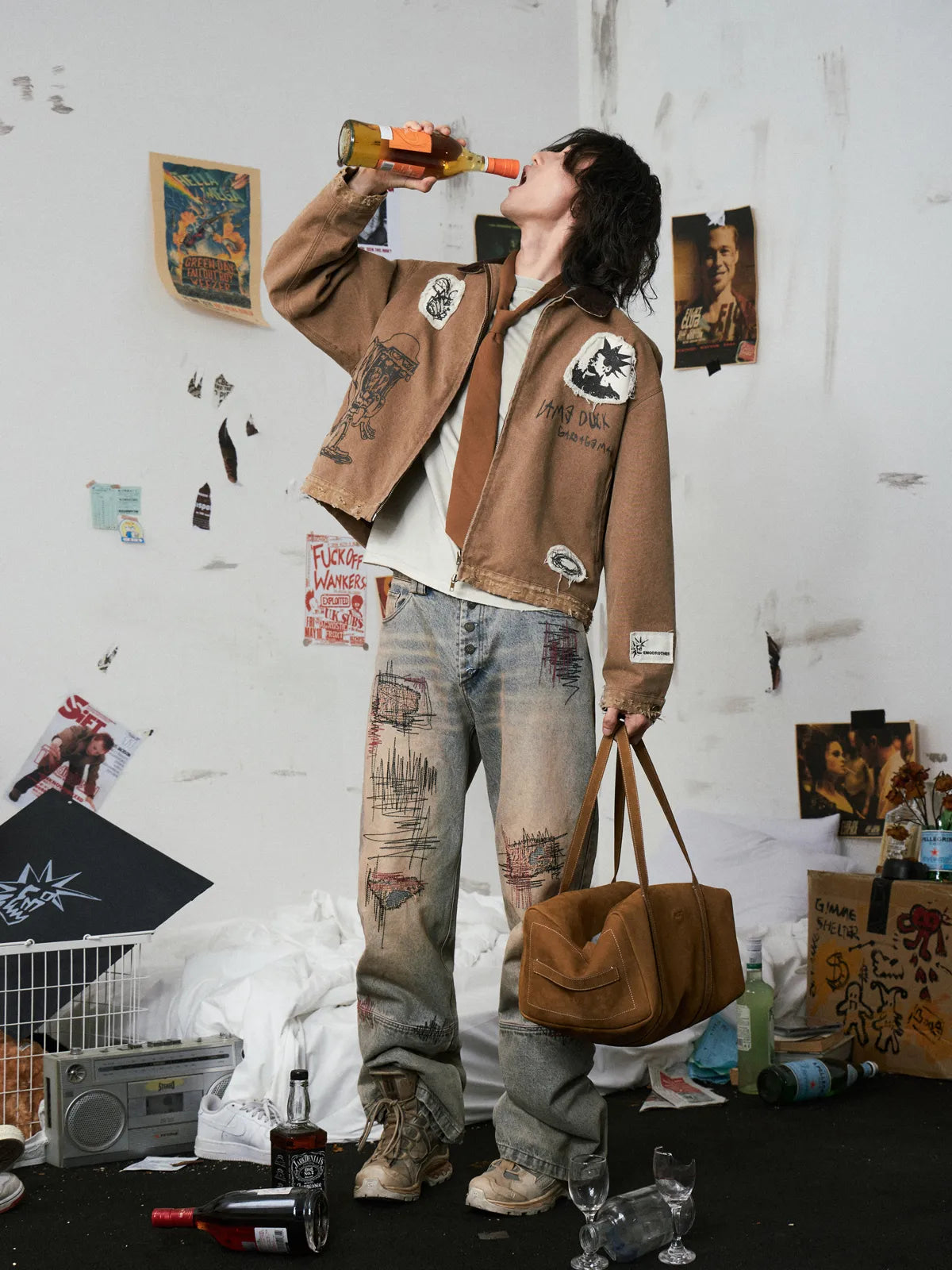 Mud Dry Bootcut Jeans