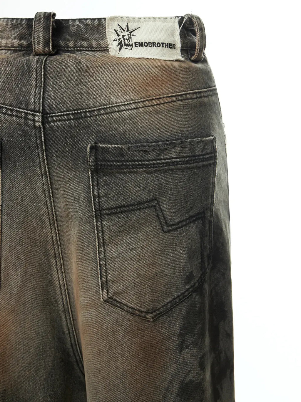 A-line Washed Baggy Jeans – EMOBROTHER A-line Washed Baggy Jeans – EMOBROTHER