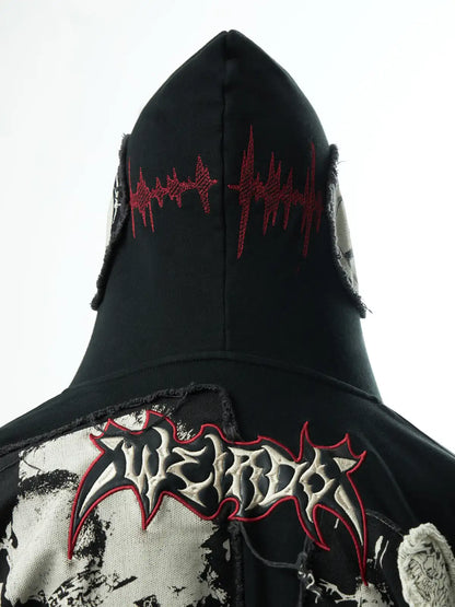 Reversible Dyed Zip-Up Hoodie