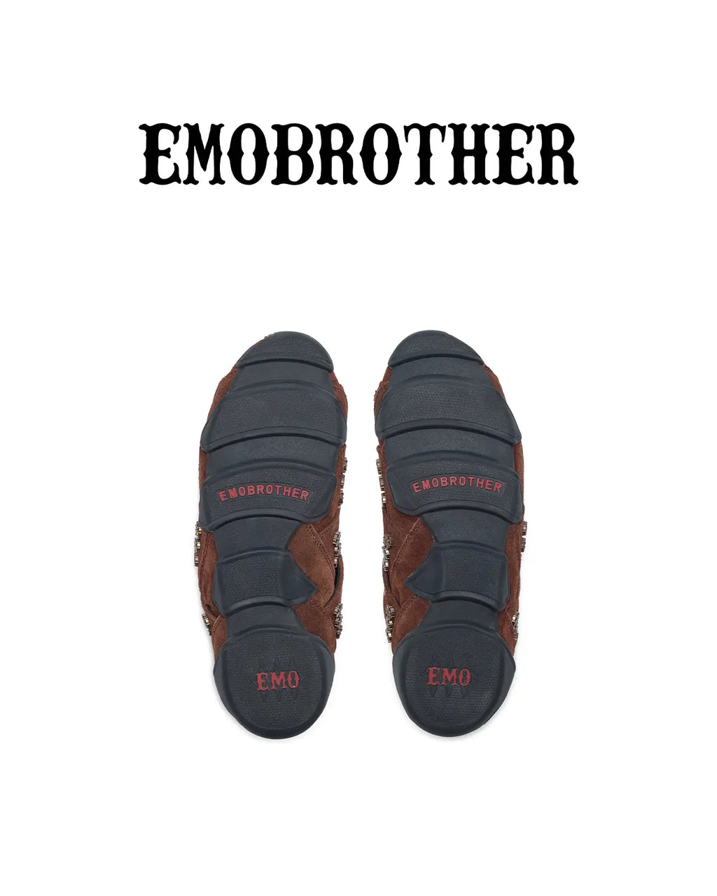 EMO Layered Suede Embroidered Sneaker