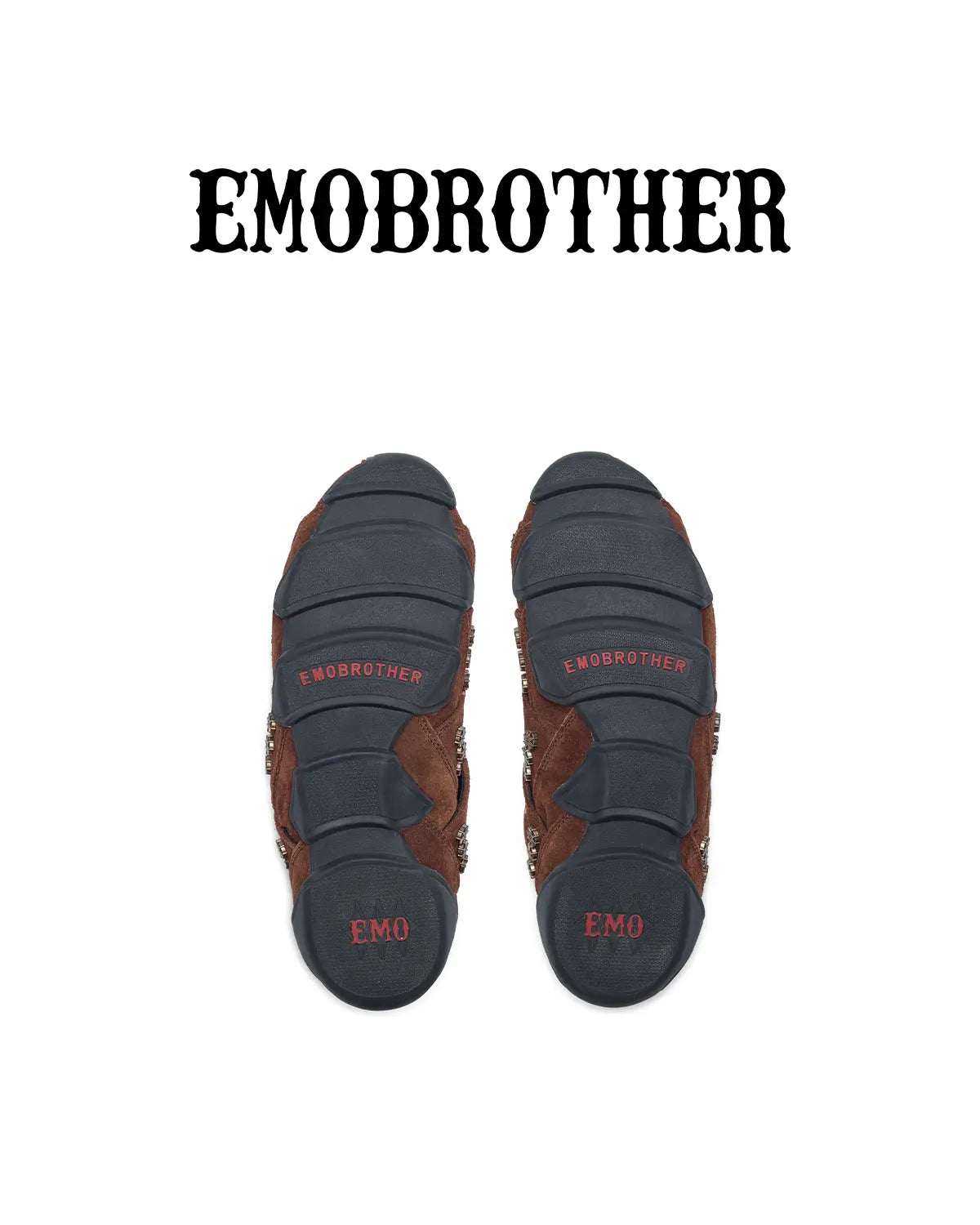 EMO Layered Suede Embroidered Sneaker