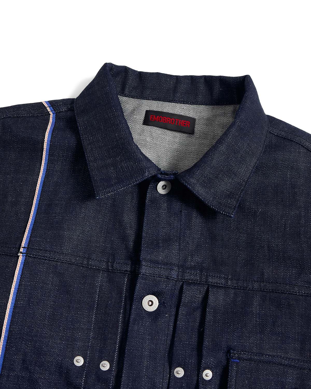 EMO Blue Selvedge Raw Denim Jacket