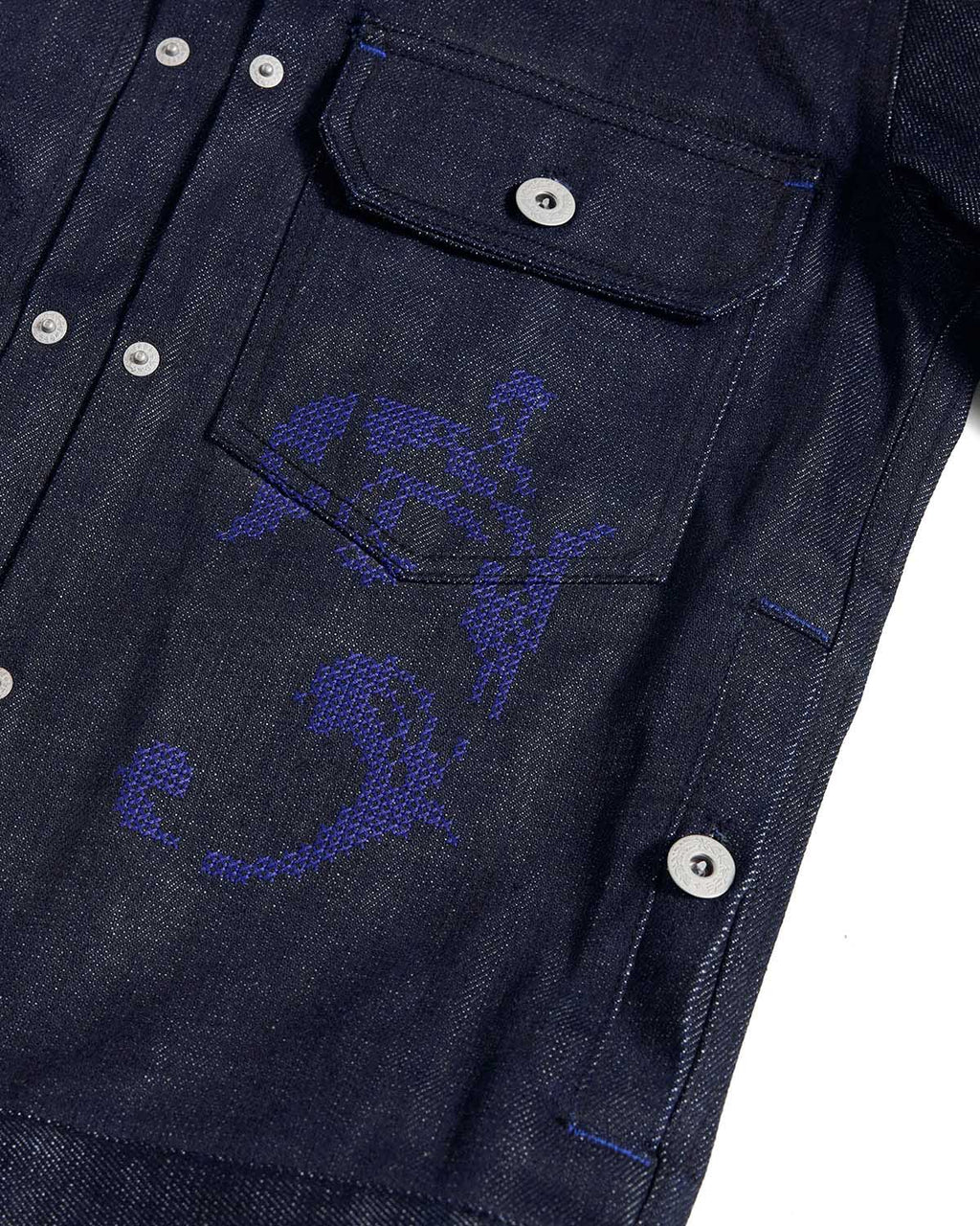 EMO Blue Selvedge Raw Denim Jacket