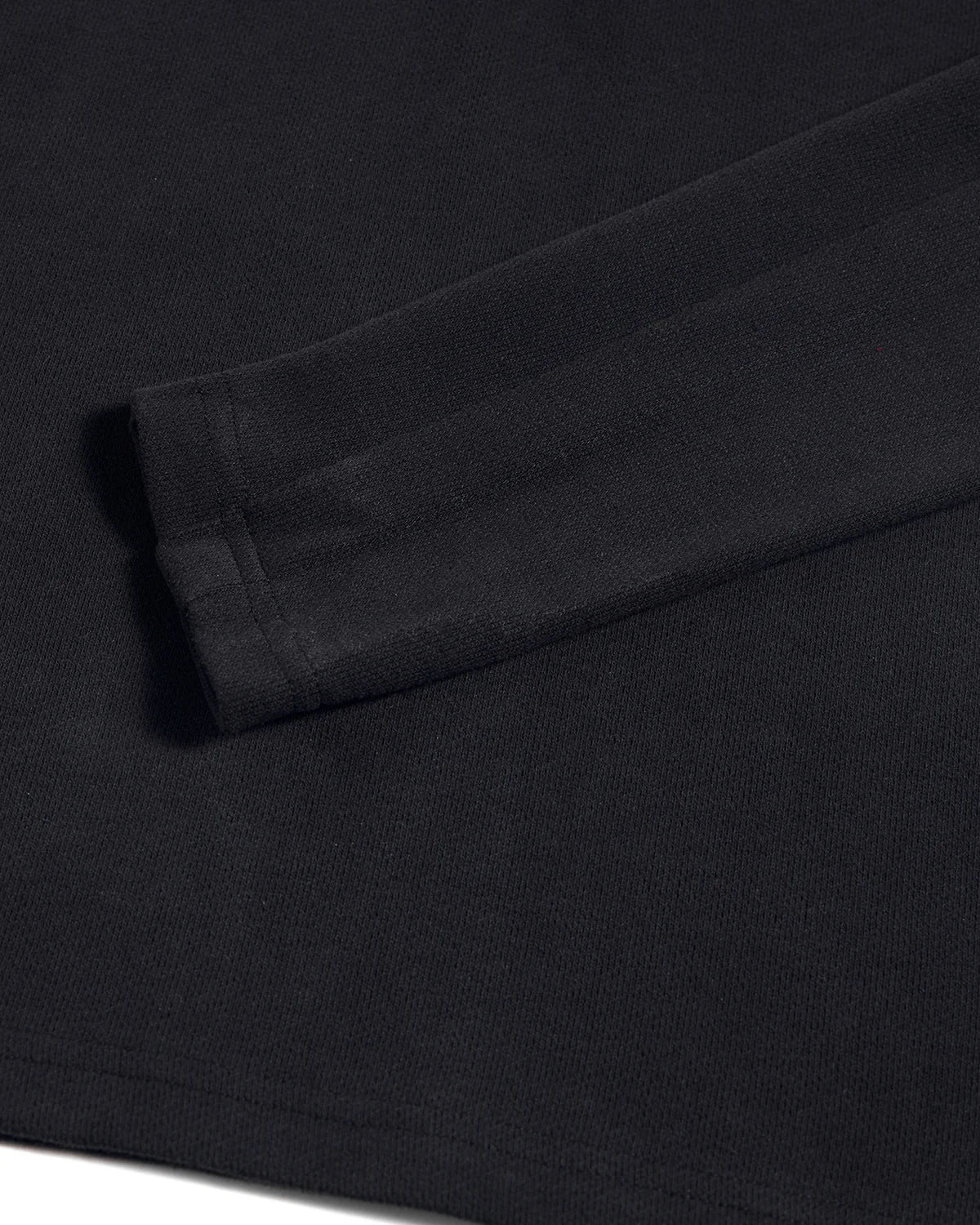 EMO Textured Half-Zip Graphic T-Shirt