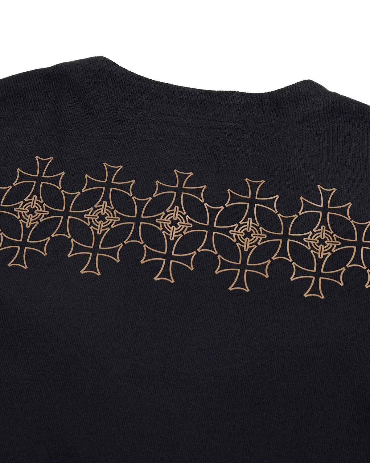 EMO Textured Half-Zip Graphic T-Shirt
