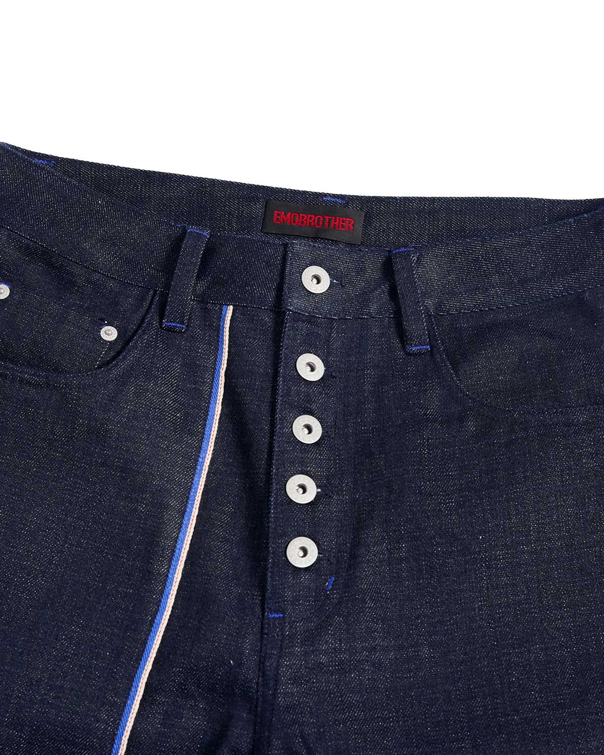 EMO Blue Selvedge Raw Denim Jeans