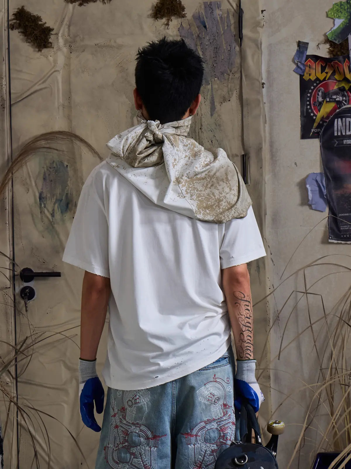 EMO “Digital Ghost” Distressed Tee