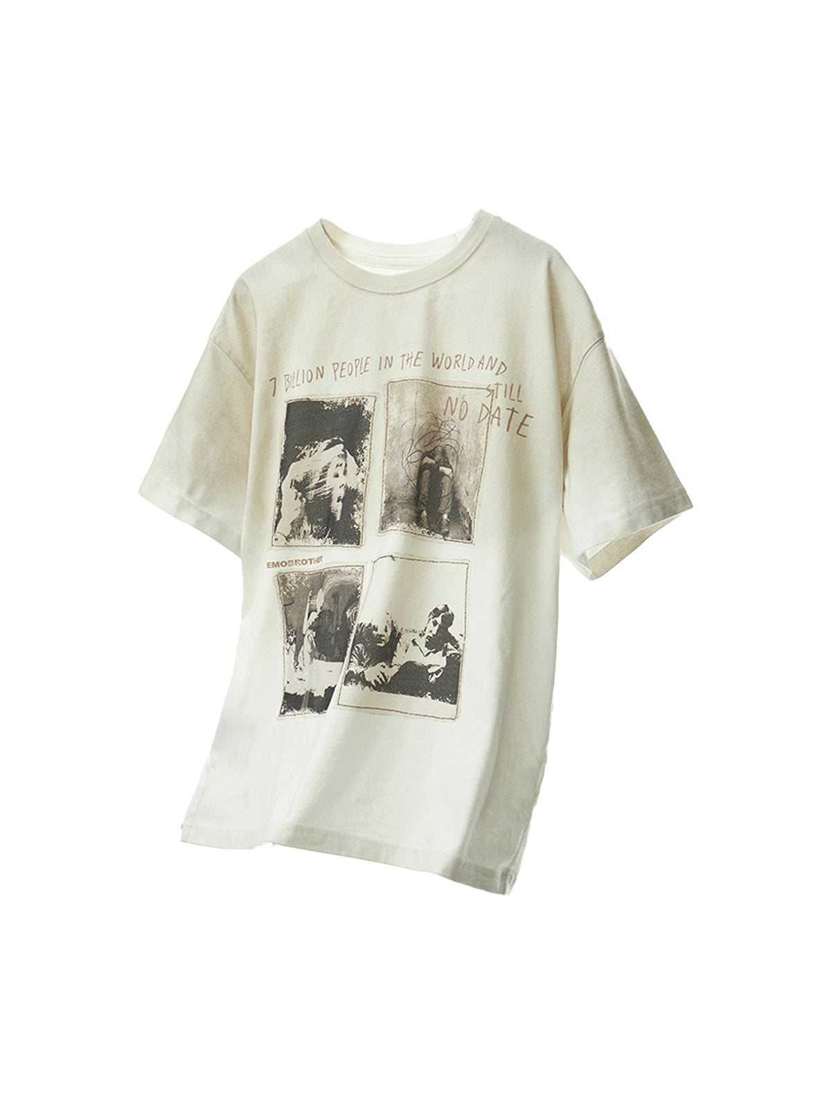 Patch Printed Loose T-Shirt