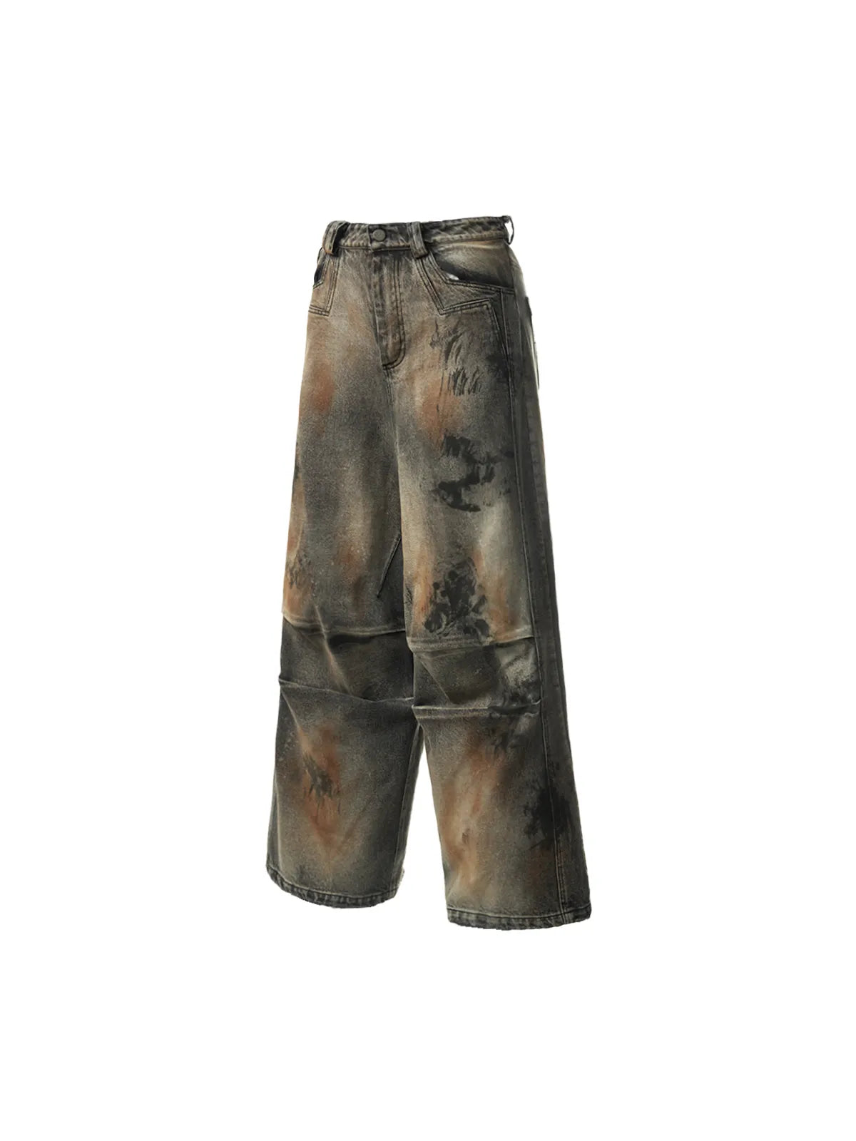 EMOBROTHER デニム A-line Washed Baggy Jeans – EMOBROTHER