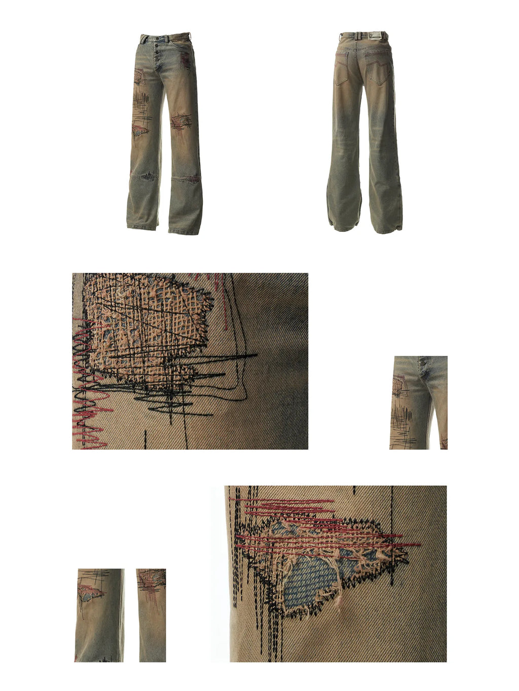 Mud Dry Bootcut Jeans – EMOBROTHER Mud Dry Bootcut Jeans – EMOBROTHER