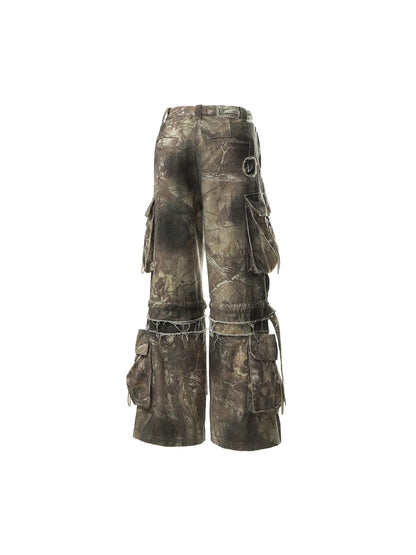 Baggy Cargo Pants with Strap