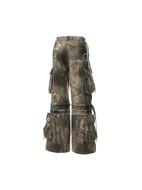 Baggy Cargo Pants with Strap