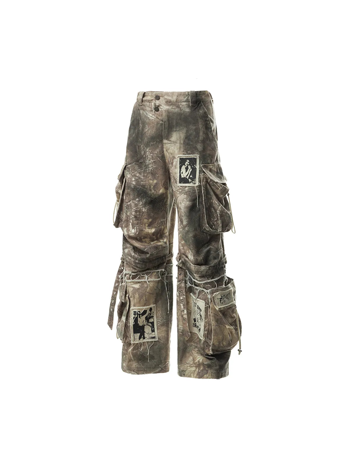 Baggy Cargo Pants with Strap