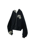 Reversible Dyed Zip-Up Hoodie