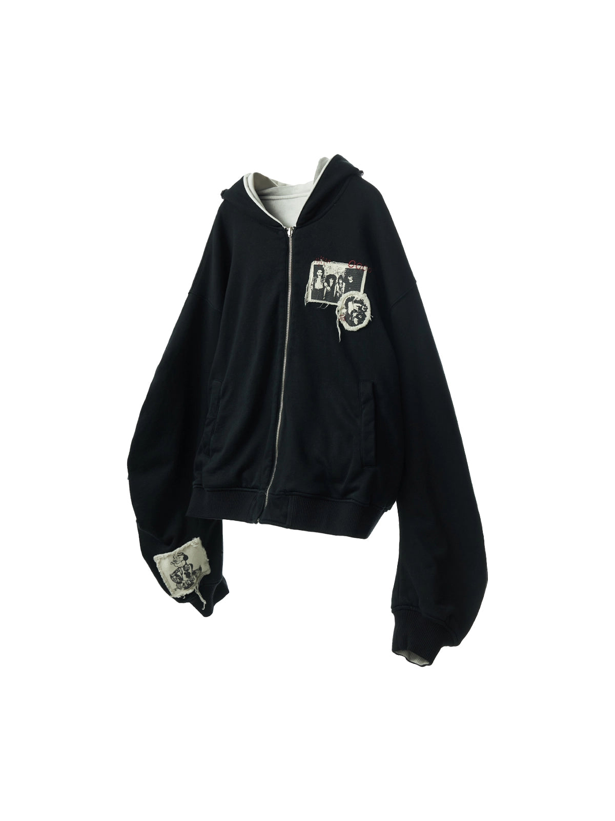 Reversible Dyed Zip-Up Hoodie