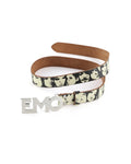 EMO Vintage Cracked matte Belt（brown）