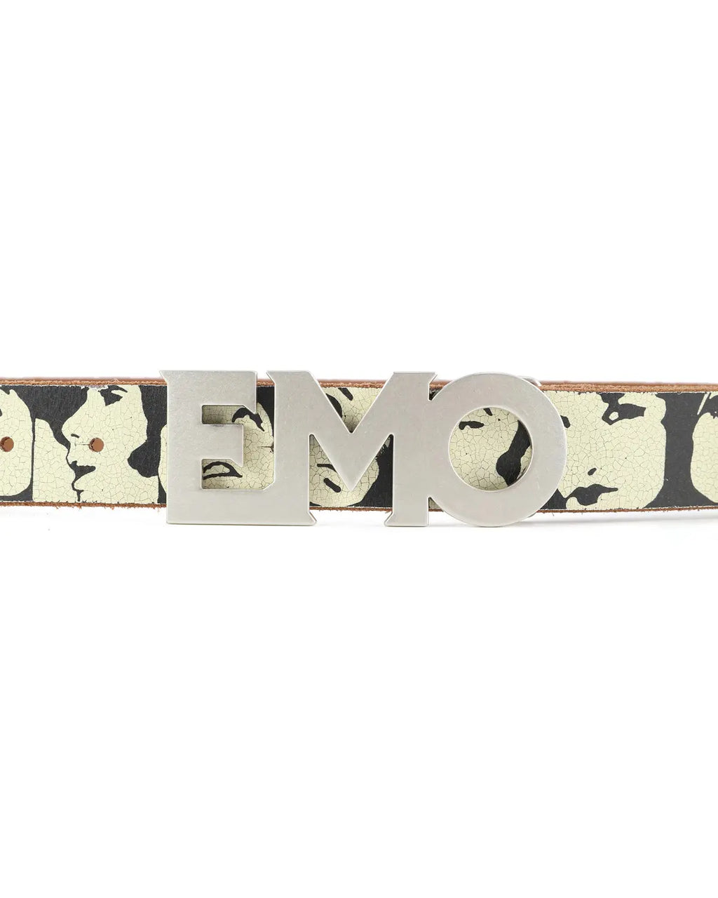 EMO Vintage Cracked matte Belt（brown）