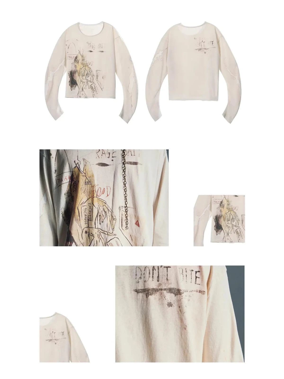 EMO Curved Sleeve Sweatshirt