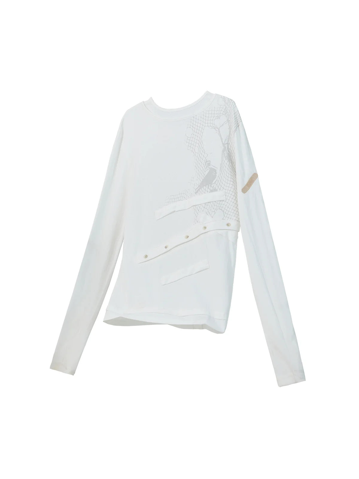 EMO  "Digital Veils" Layered Tee