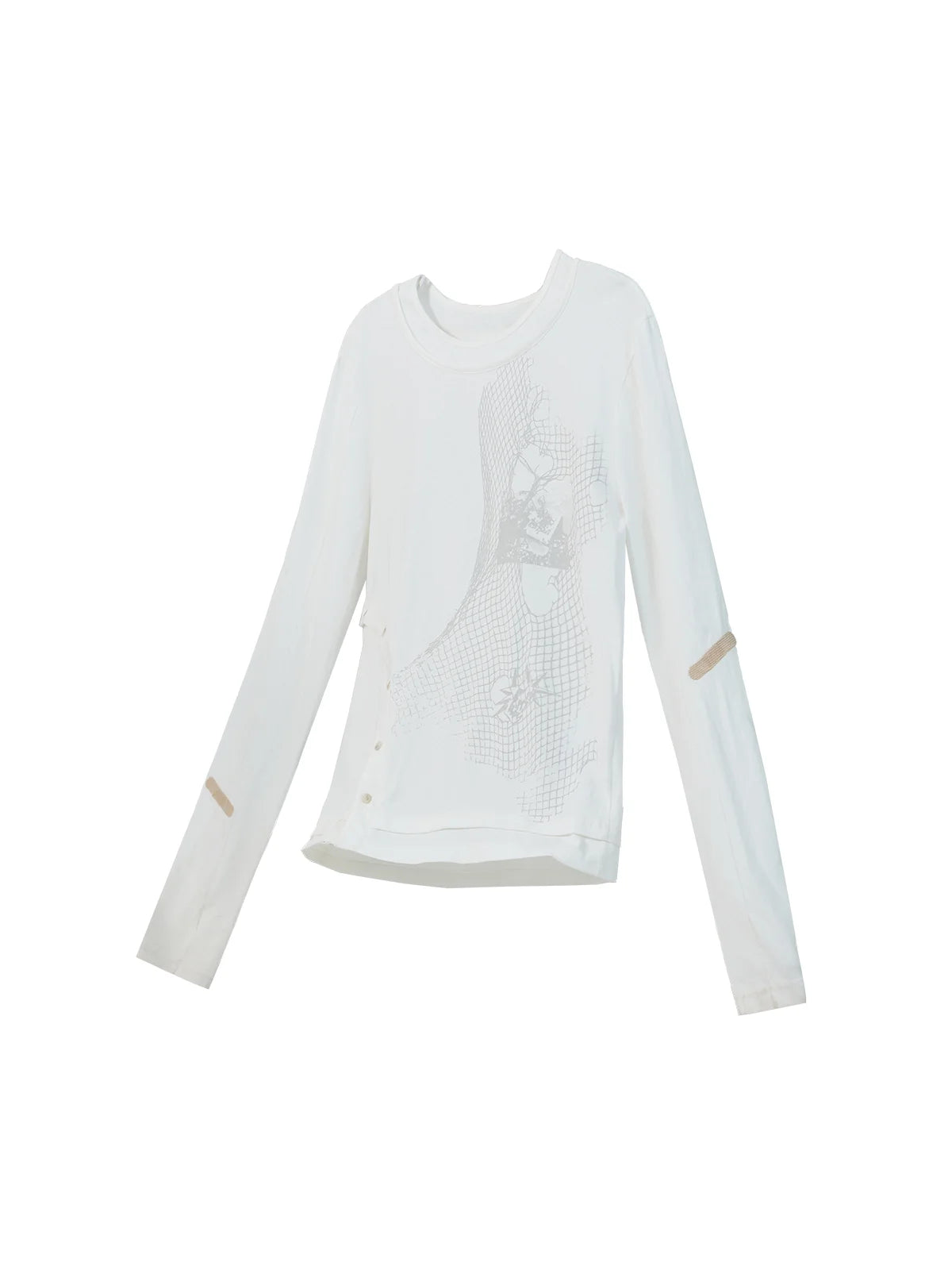 EMO  "Digital Veils" Layered Tee