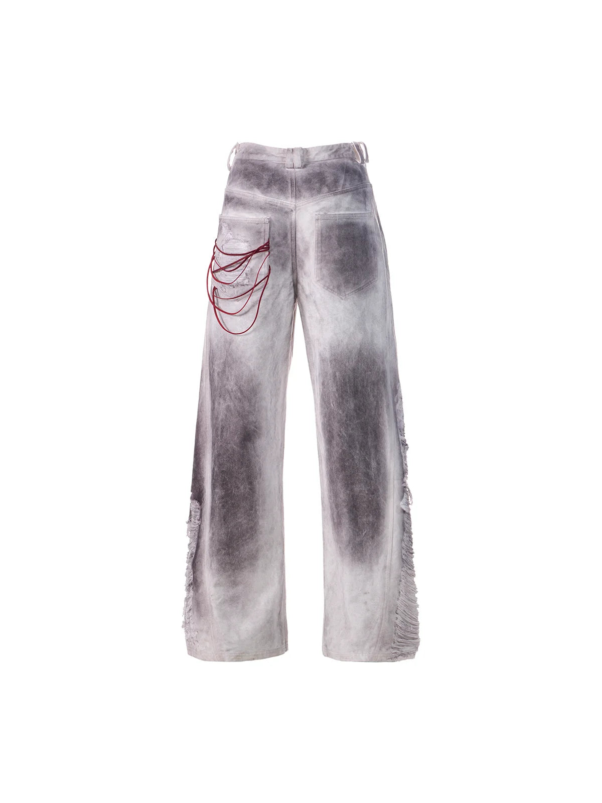 EMO "Cyber Bruise" Distressed A-Line Jeans