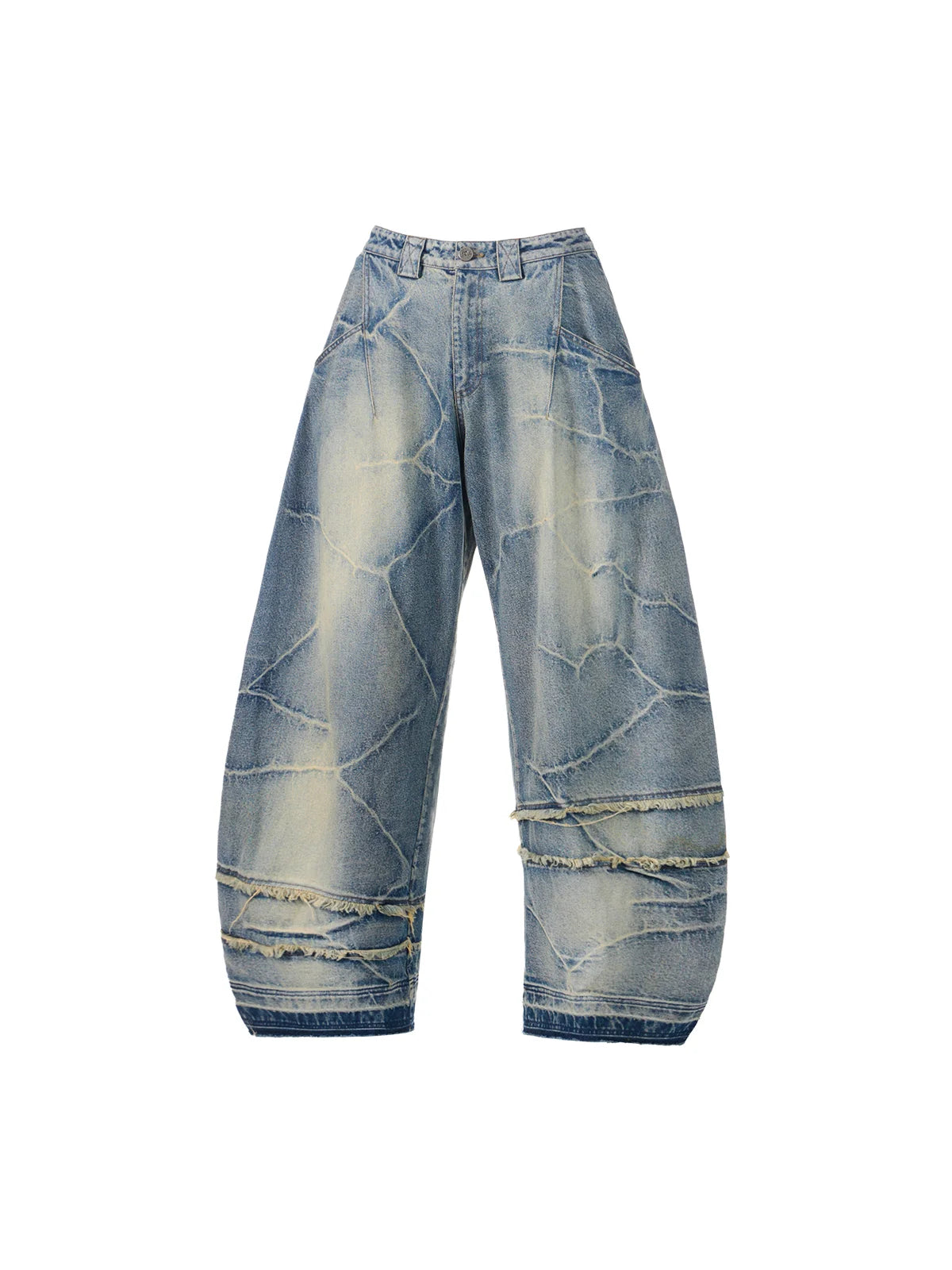 EMO "Circuit Burn" Curved Jeans