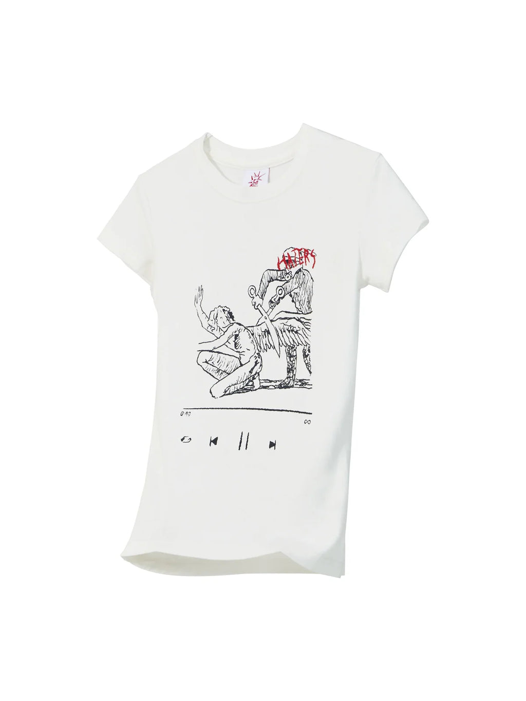 EMO "Resilient Spirit" Ribbed Cropped Tee