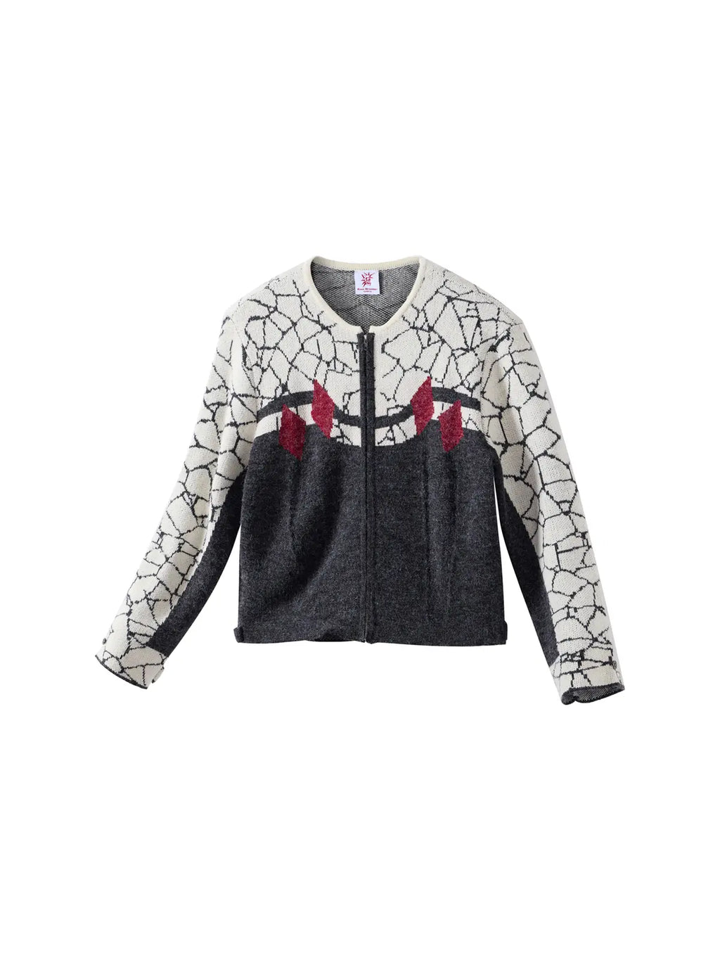 EMO Retro Biker-Inspired Jacquard Sweater