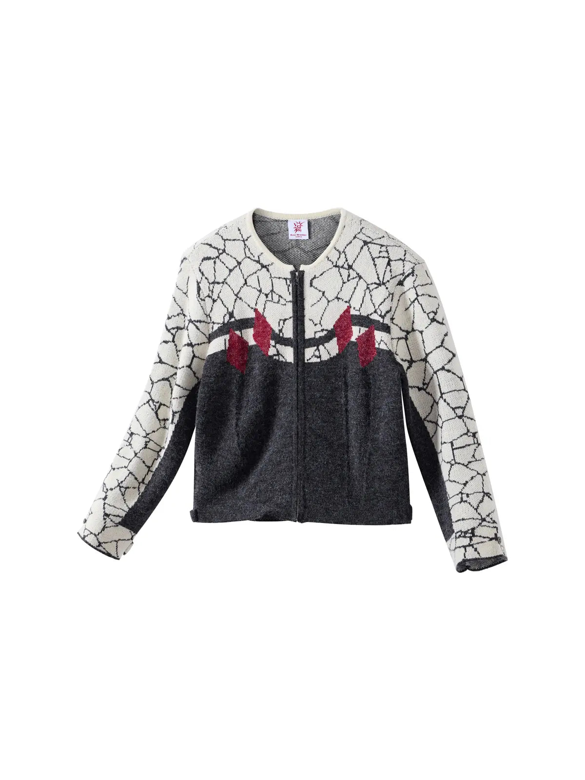 EMO Retro Biker-Inspired Jacquard Sweater