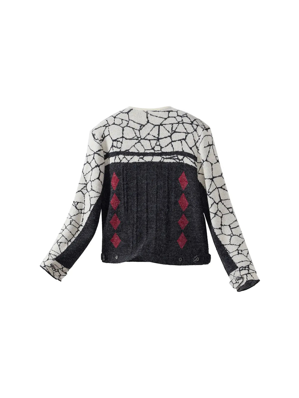 EMO Retro Biker-Inspired Jacquard Sweater