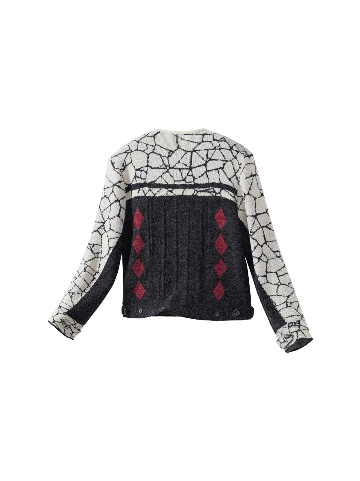 EMO Retro Biker-Inspired Jacquard Sweater