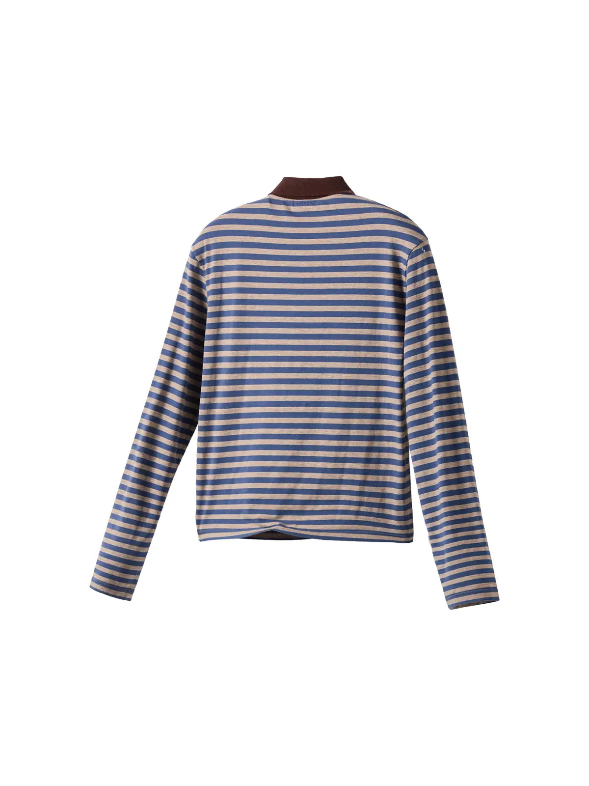 EMO "Retro Film Reel" Striped Knit Polo