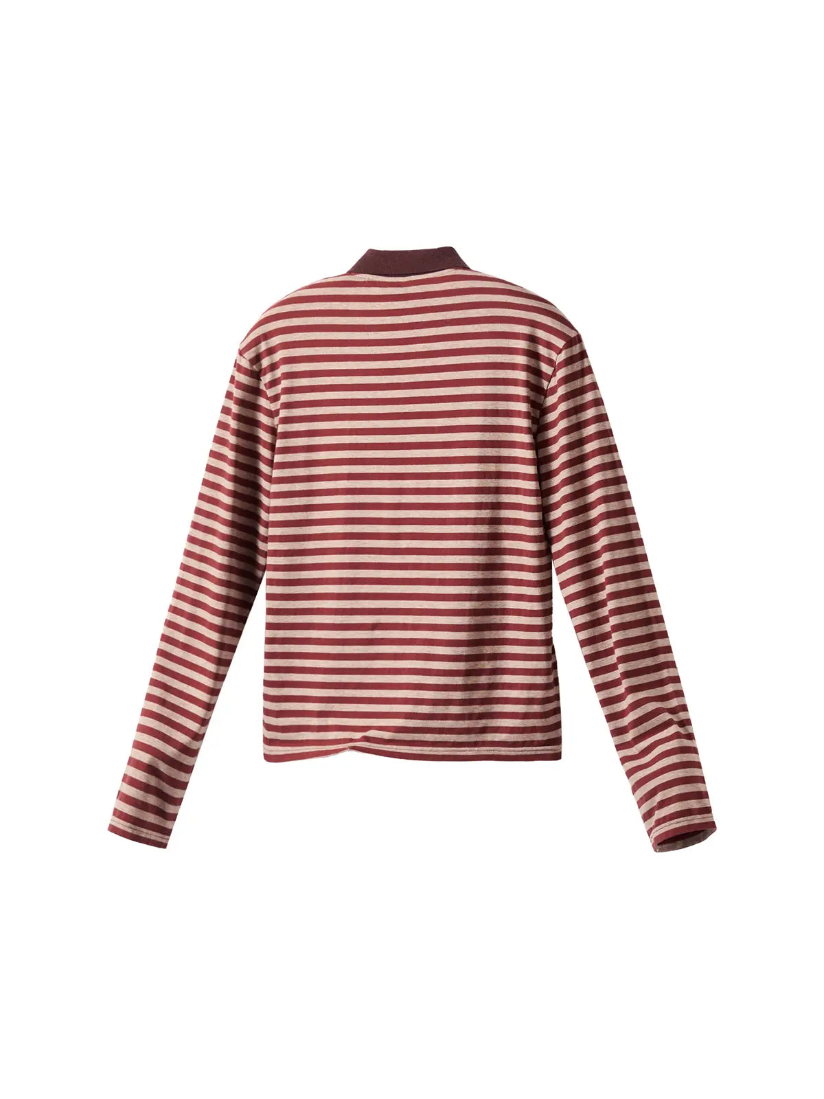 EMO "Retro Film Reel" Striped Knit Polo