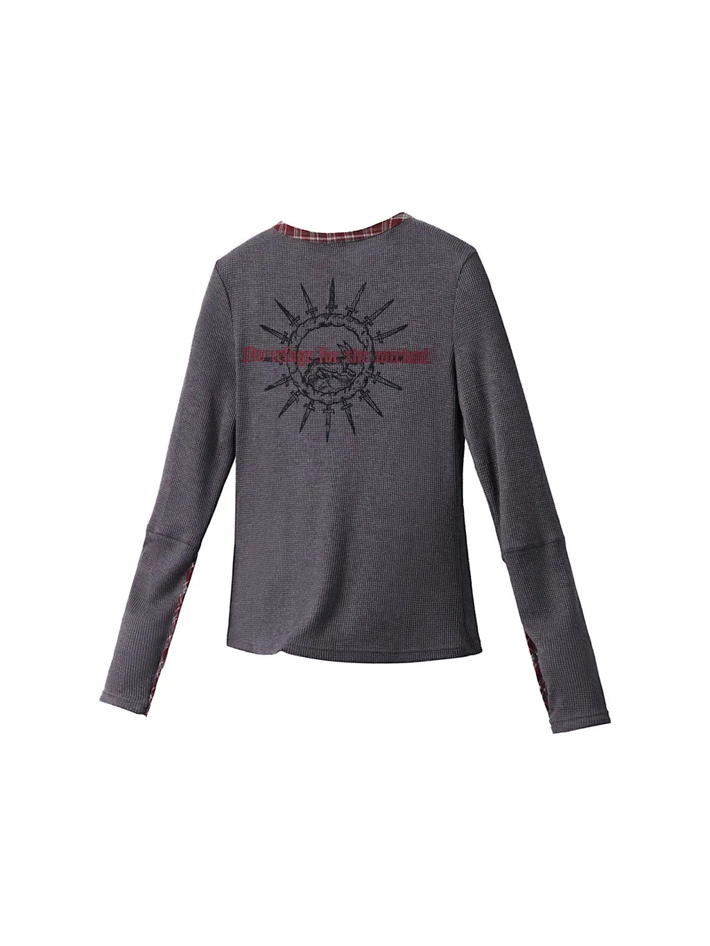 EMO Textured Waffle-Knit Slim-Fit Top