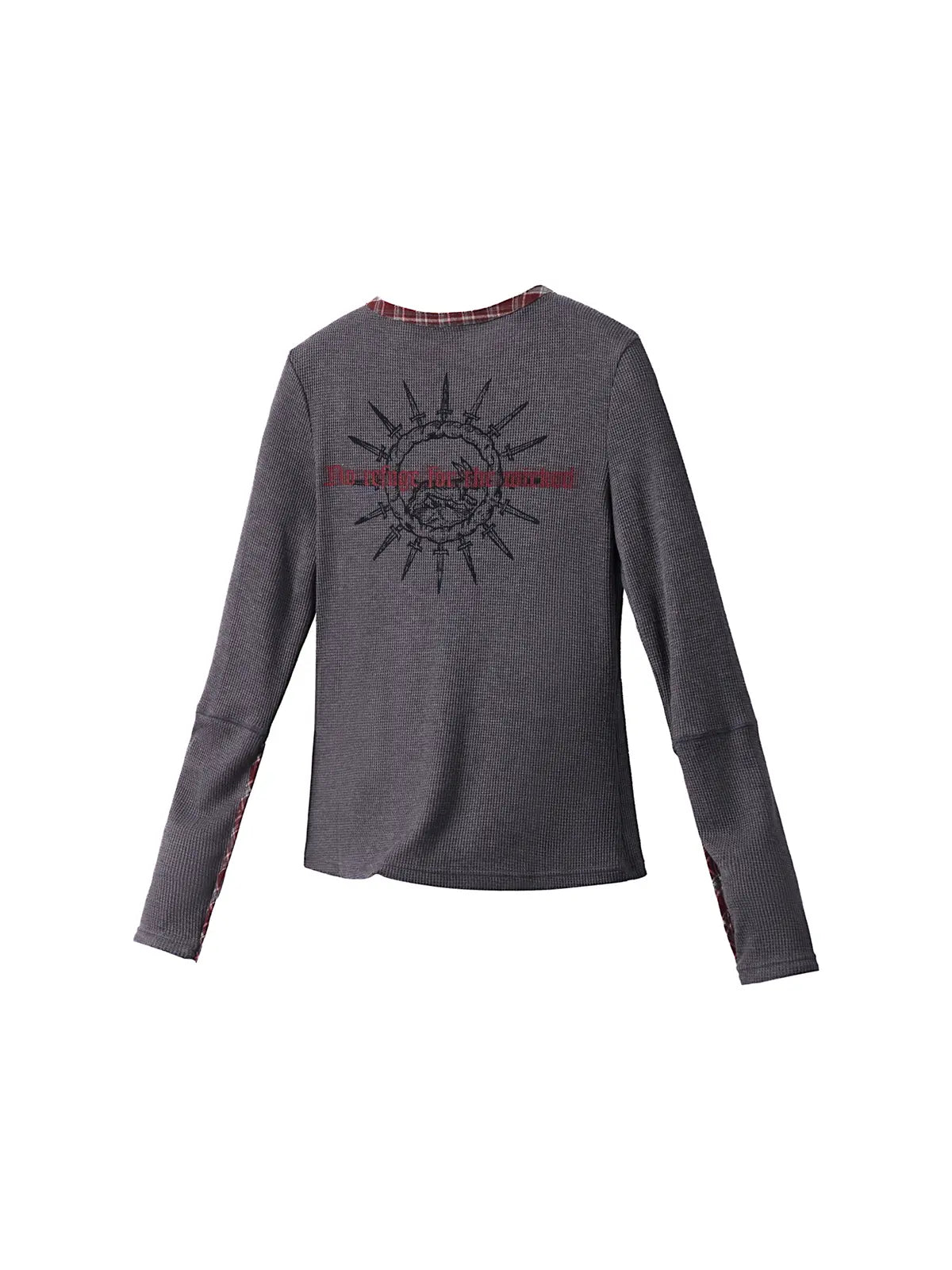 EMO Textured Waffle-Knit Slim-Fit Top