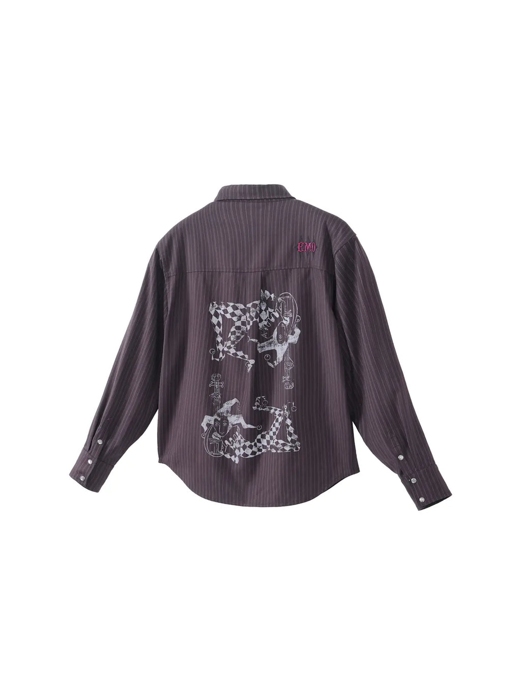 EMO "Mystic Jester" Striped TR Button-Down