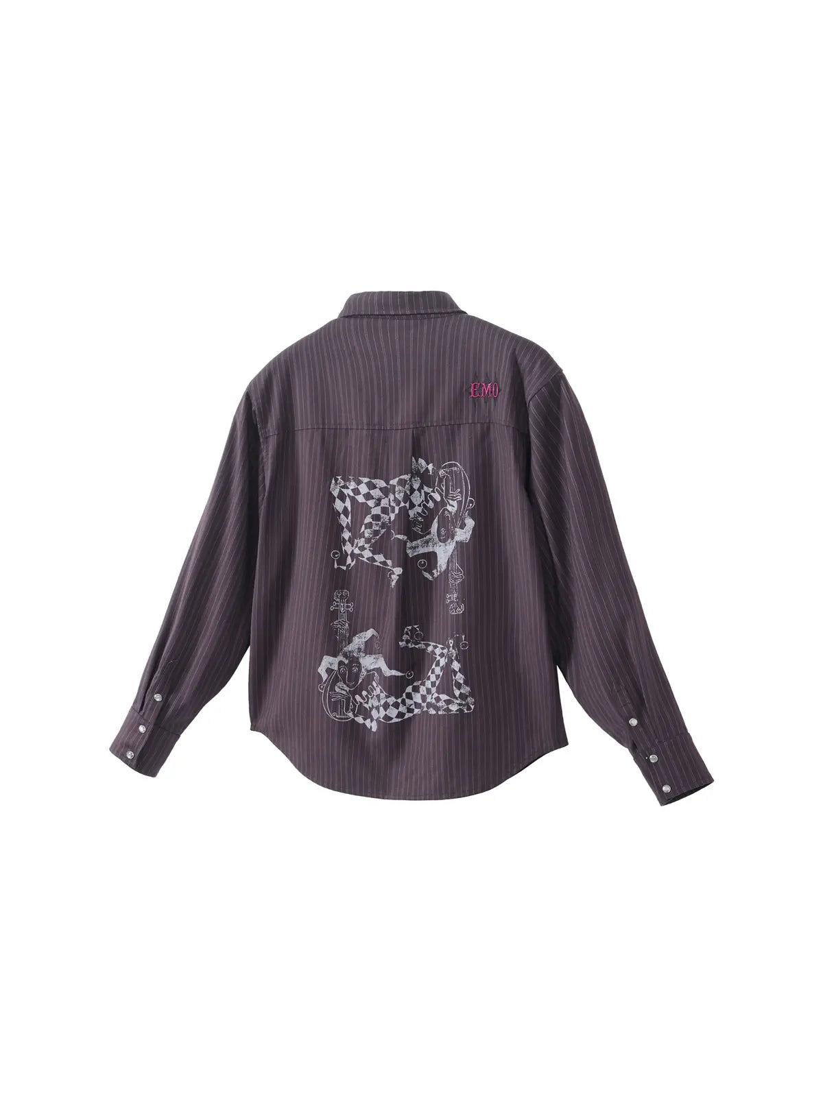 EMO "Mystic Jester" Striped TR Button-Down